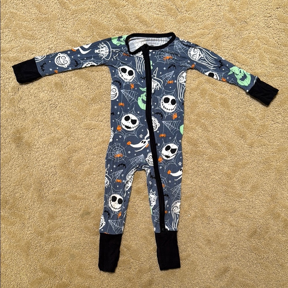 Little Sleepies Nightmare Before Christmas onsie